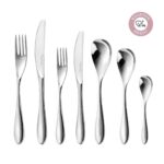 Robert Welch Bourton Slate Bright Çatal Bıçak Takımı, 84 Parça 12 Kişilik BORBR1099V/84