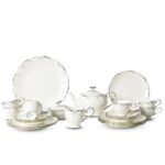 WANELLİ Tiffany Platin Çay Seti 24 Parça