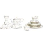 WANELLİ Tiffany Flowers Çay Seti 24 Parça
