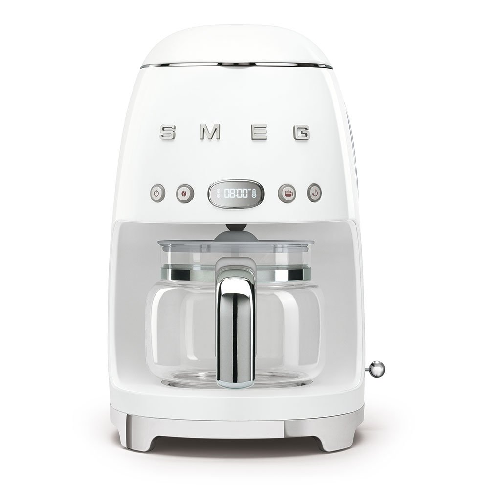 DCF02WHEU.jpg Smeg Beyaz Filtre Makinesi 50’s Retro DCF02WHEU - Görsel 1