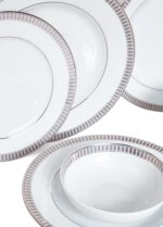 Haviland Plumes Platinium 51 prç Yemek Takımı - Görsel 10
