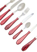 NEVA Venezia Rosso Bordo 74 Prç Set - Görsel 3