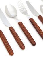 NEVA Intreccio Rosso Kahve 74 Prç Set - Görsel 4
