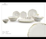 WANELLİ TIFFANY GOLD 60 PARÇA 12 KİŞİLİK YEMEK TAKIMI