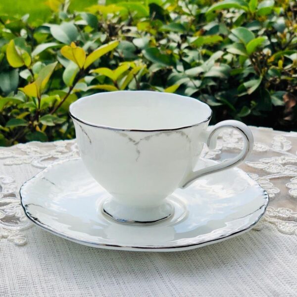 Wanelli Tiffany Platin Kahve Fincanı 6lı