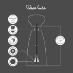 Robert Welch PALBR3427V Orta Boy Biber Değirmeni - Görsel 4