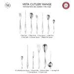 Robert Welch Vista Çatal Bıçak Takımı, 84 Parça 12 Kişilik VISBR1099V/84 - Görsel 4