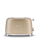 Smeg 50's Style TSF01CHMEU Mat Gold 2 li Ekmek Kızartma