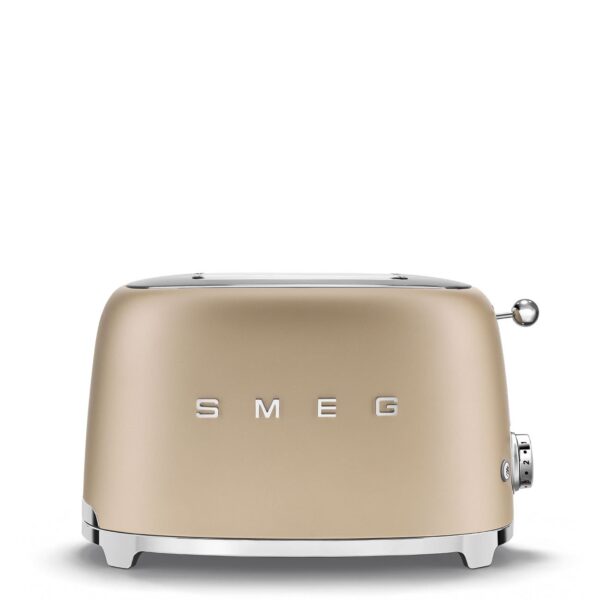 Smeg 50's Style TSF01CHMEU Mat Gold 2 li Ekmek Kızartma