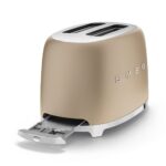 Smeg 50's Style TSF01CHMEU Mat Gold 2 li Ekmek Kızartma - Görsel 2