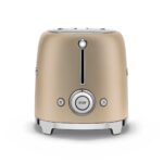 Smeg 50's Style TSF01CHMEU Mat Gold 2 li Ekmek Kızartma - Görsel 5