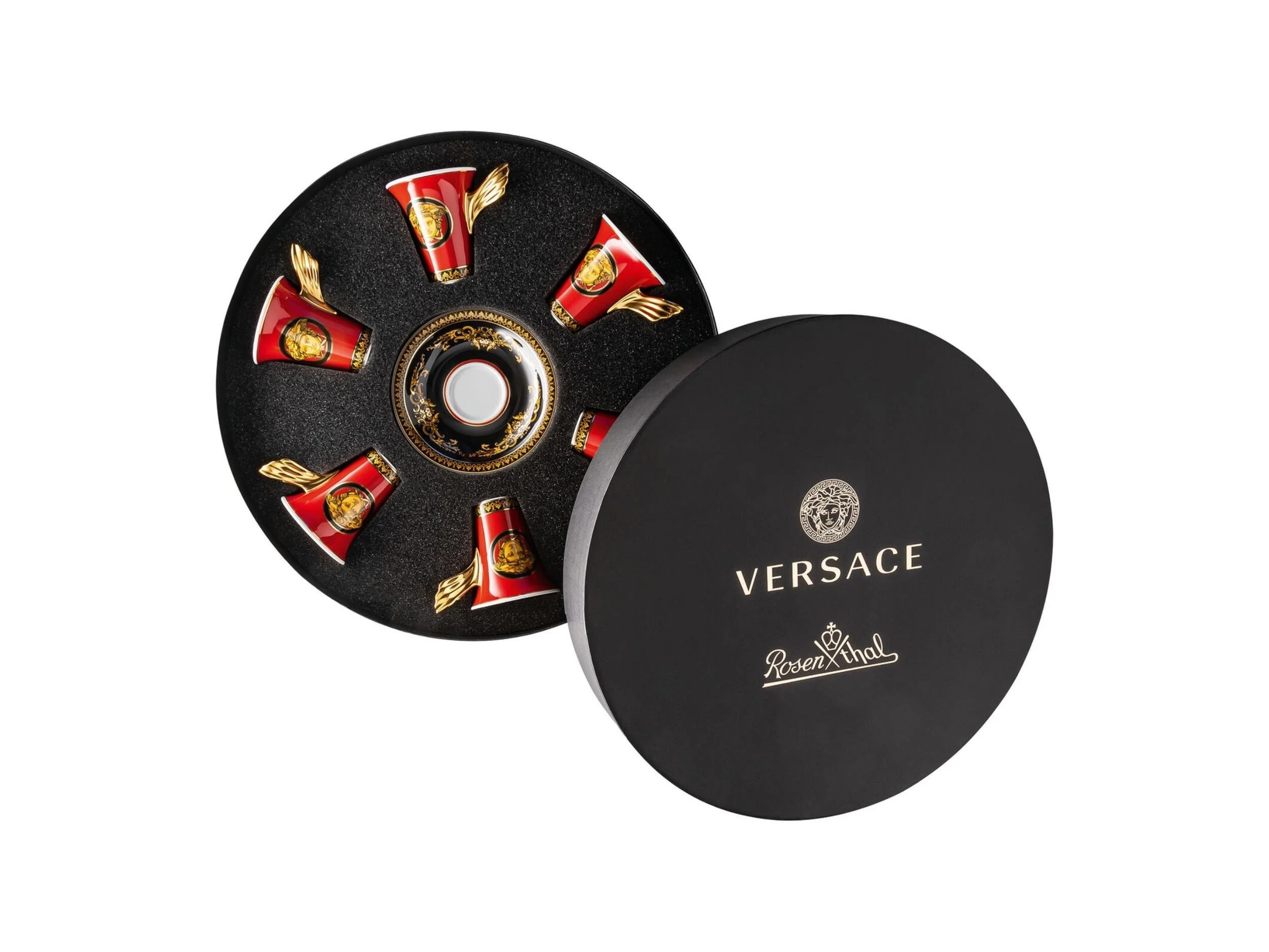 V3.webp VERSACE Espresso Set 6 lı Medusa - Görsel 1