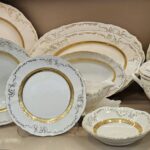 Bernadotte gold yaldızlı 76 prç parça yemek takımı