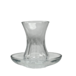 Aulide İnce Belli Kristal Bardak + Bardak Altlığı 6'lı