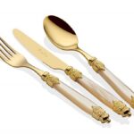 RİVADOSSİ ARİANNA ORO KEMİK 75 PARÇA ÇATAL BIÇAK SETİ