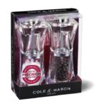 Cole & Mason H37408P Crystal 125mm Tuz&Biber Değirmeni Seti