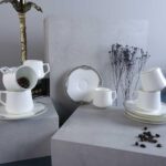 Evaliza Versailles Platin 6 Kişilik Kahve Fincan Takımı - Görsel 4