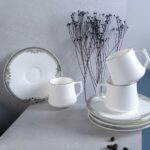 Evaliza Versailles Platin 6 Kişilik Kahve Fincan Takımı - Görsel 2