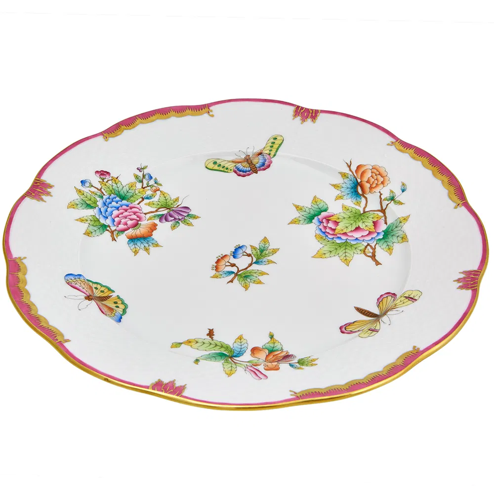 herend-1.webp Herend Victoria 28,5 cm Yemek Tabağı 00527-0-00 VBO-Y4 - Görsel 1