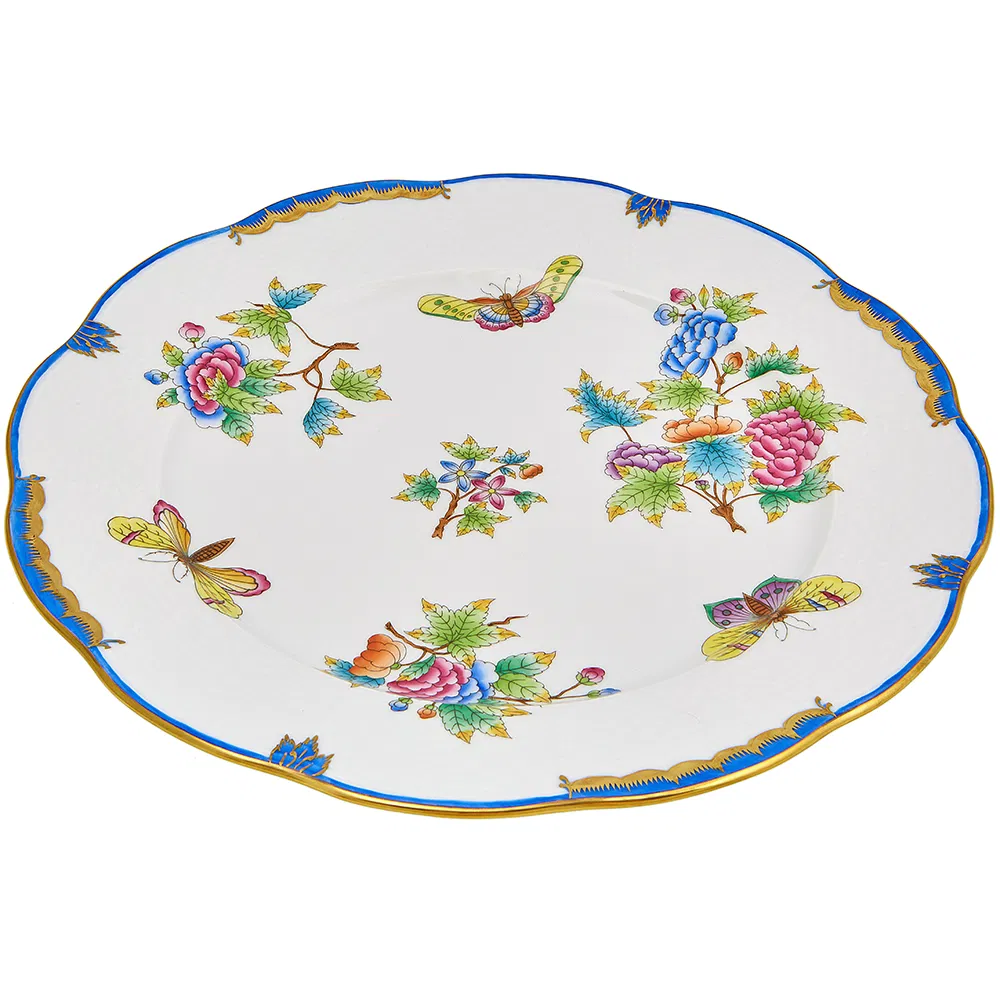 herend2.webp Herend Victoria 28,5 cm Yemek Tabağı 00527-0-00 VBO-Y3 - Görsel 1