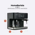 Dexart Home Barista 3-in-1 Filtre Kahve & Espresso Makinesi - Görsel 2