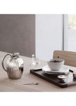 Georg Jensen Bernadotte Kahverengi Ahşap Tepsi - Görsel 2