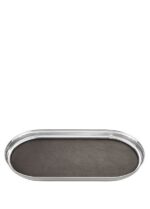 Georg Jensen Manhattan Silver Oval Formlu Çelik Tepsi