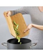 Joseph Joseph Chop2Pot™ Bambu Küçük Katlanır Kesme Tahtası 60111 - Görsel 3