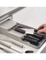 Joseph Joseph DrawerStore™ Kompakt 2 Katlı Bıçak Düzenleyici - Gri  85120 - Görsel 3