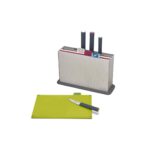 Joseph Joseph Index™ Bıçaklı Kesme Tahtası Seti - Gümüş SKU 60096