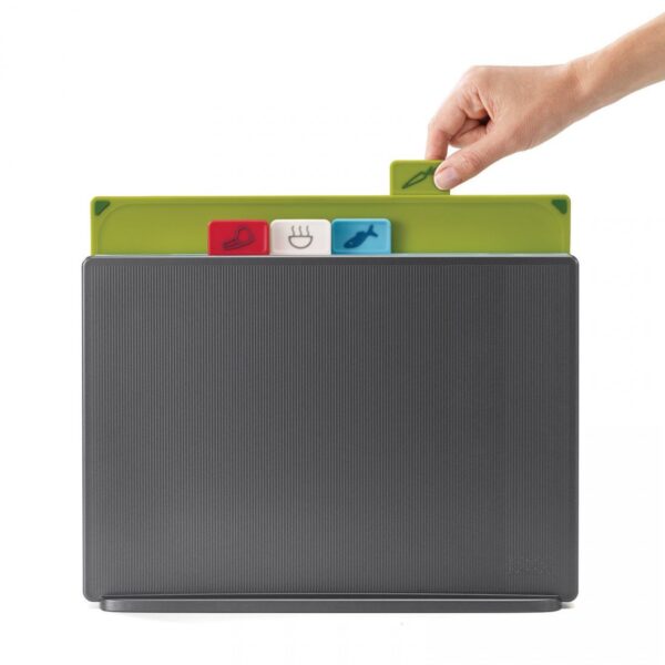 Joseph Joseph Index™ Büyük Kesme Tahtası Seti - Grafit 60135