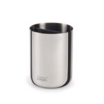 Joseph Joseph EasyStore - Lüks Paslanmaz Çelik Diş Fırçası Tutucu Caddy Banyo Depolama, Standart Çelik - Görsel 2