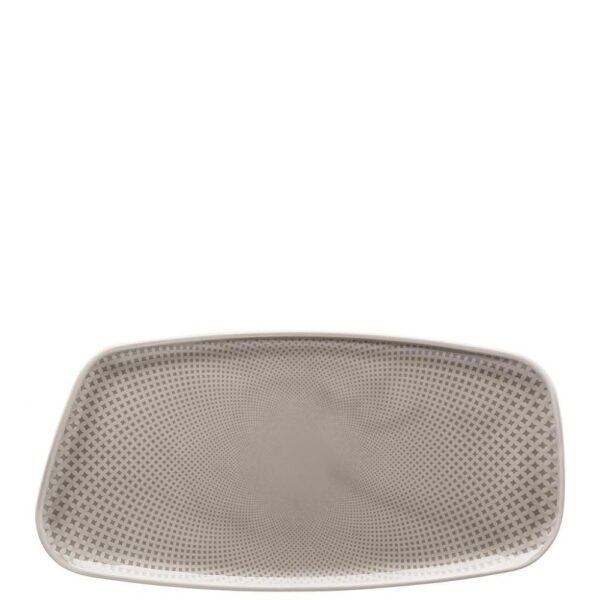 ROSENTHAL Junto Pearl Grey 30 Cm Oval Servis Tabağı