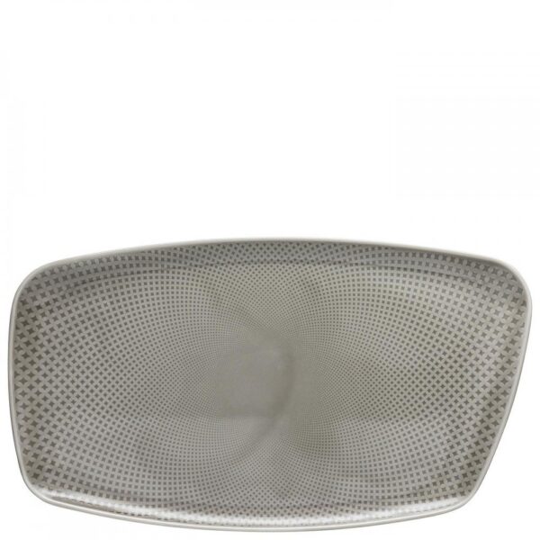ROSENTHAL Junto Pearl Grey 36 Cm Oval Servis Tabağı