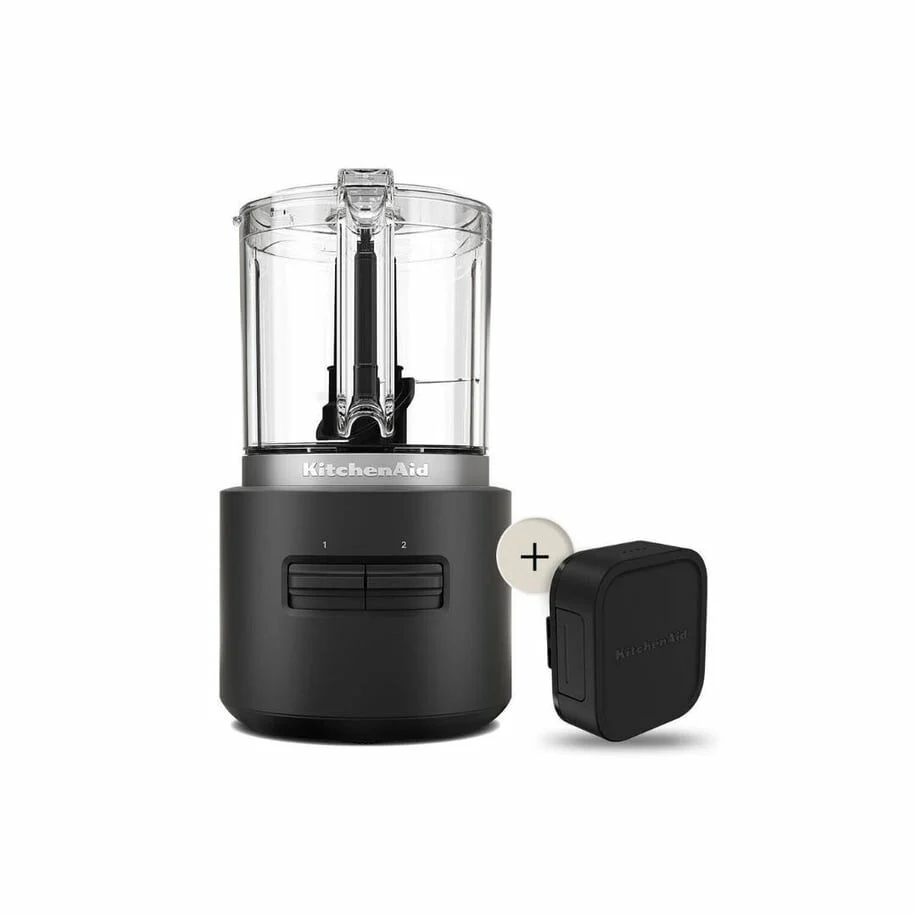 k3.webp KitchenAid Go Kablosuz Serisi -Mini Mutfak Robotu Bataryalı(5KFCR531BM) - Görsel 1