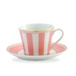 Noritake Carnivale Pembe Porselen Çay Fincan ve Tabak 220ml