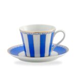 Noritake Carnivale Lacivert Porselen Çay Fincan ve Tabak 220ml