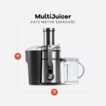 Dexart MultiJuicer Whole Fruit&Vegetable Katı Meyve Sıkacağı - Görsel 2