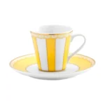 Noritake Carnivale Sarı Porselen Espresso Fincanı ve Tabağı 75ml