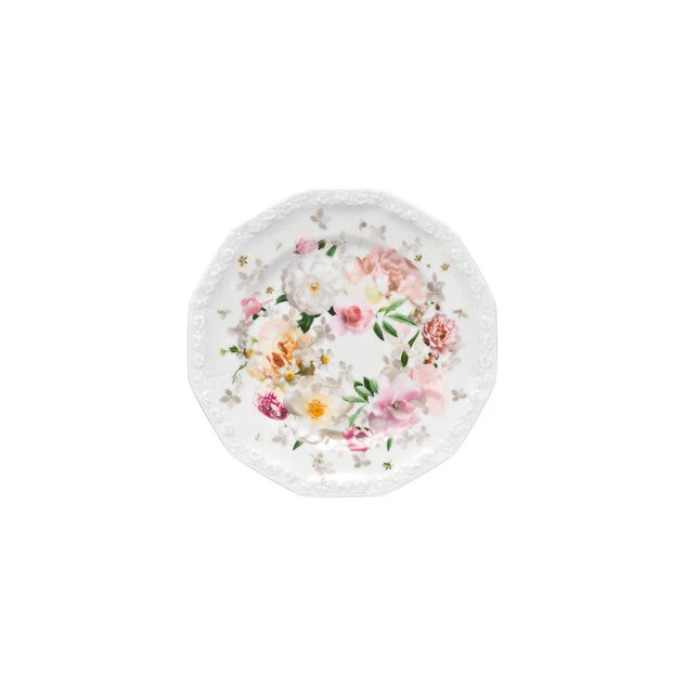 r2-1.webp ROSENTHAL Maria Pink Rose Ekmek Tabağı 17 cm - Görsel 1