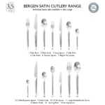 Robert Welch Bergen Satin Çatal Bıçak Takımı, 84 Parça 12 Kişilik BERSA1099V/84 - Görsel 5
