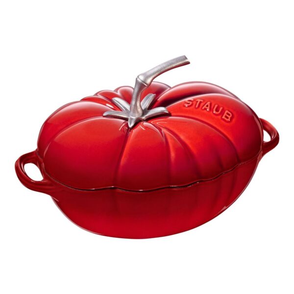 Staub Döküm demir Döküm Tencere | Kiraz | 25 cm | 3 l | Domates