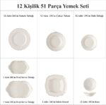 ROSENTHAL Sanssouci Gold 12 Kişilik Yemek Seti 51 Prç - Görsel 3