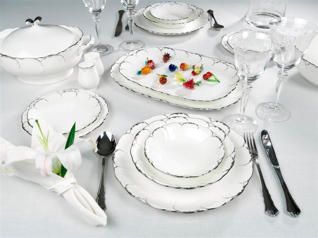 simply-plt.jpg NARUMİ Simply Platin 70 Prç Yemek Takımı - Görsel 1