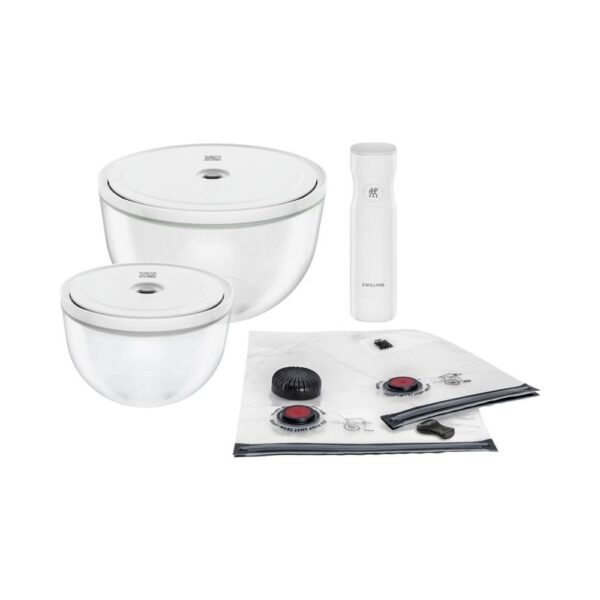 Zwilling Fresh & Save Bowls 9 Parça Cam Vakumlu Saklama Kabı Başlangıç Seti M/L Boy