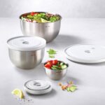 Zwilling Fresh & Save 3 Parça Paslanmaz Çelik Vakumlu Saklama Kase Seti S/M/L Boy - Görsel 4
