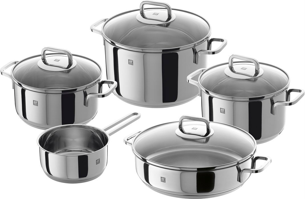 zwilling-650600020-quadro-tencere-seti5-5857.jpg ZWILLING 650600020 QUADRO TENCERE SETİ,5 PARÇA - Görsel 1