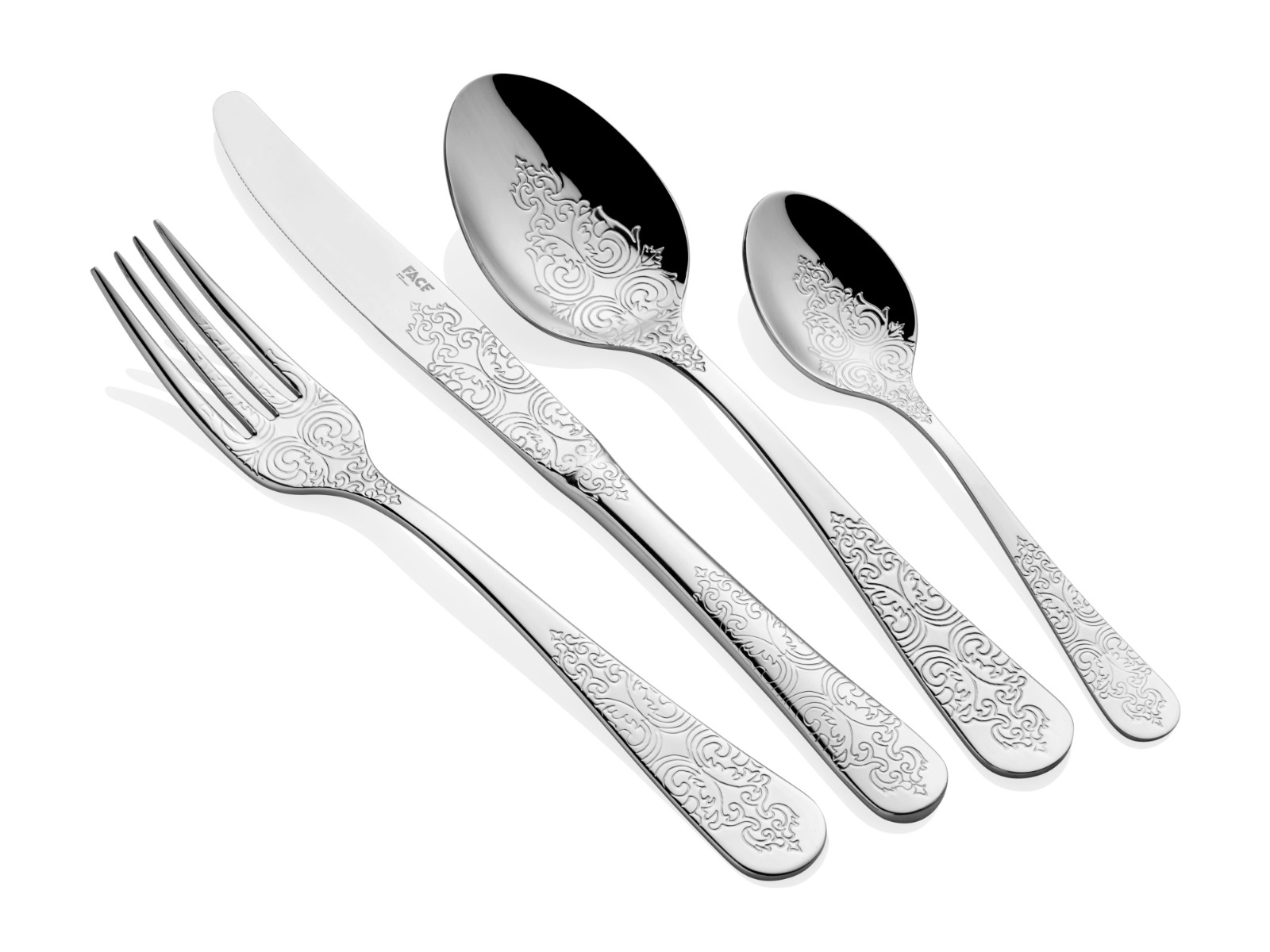 f3 Face Antique Steel 84 Prç 12 Kişilik çkb Set FC 005 - Görsel 1