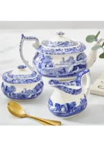 Spode Blue Italian Porselen Sütlük - Görsel 3