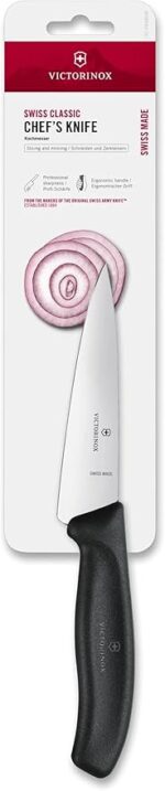 Victorinox 6.8003.12B 12cm Siyah Doğrama Bıçağı, Blisterli Paket